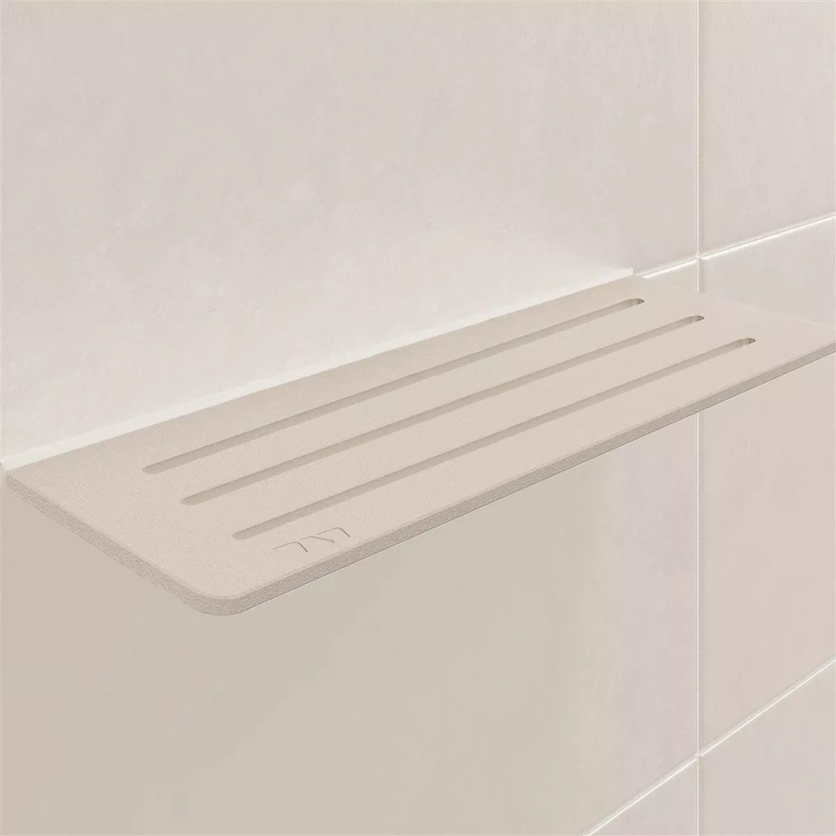 Shower shelf wall shelf Schlüter Rectangle 30x11.5cm Wave Cream