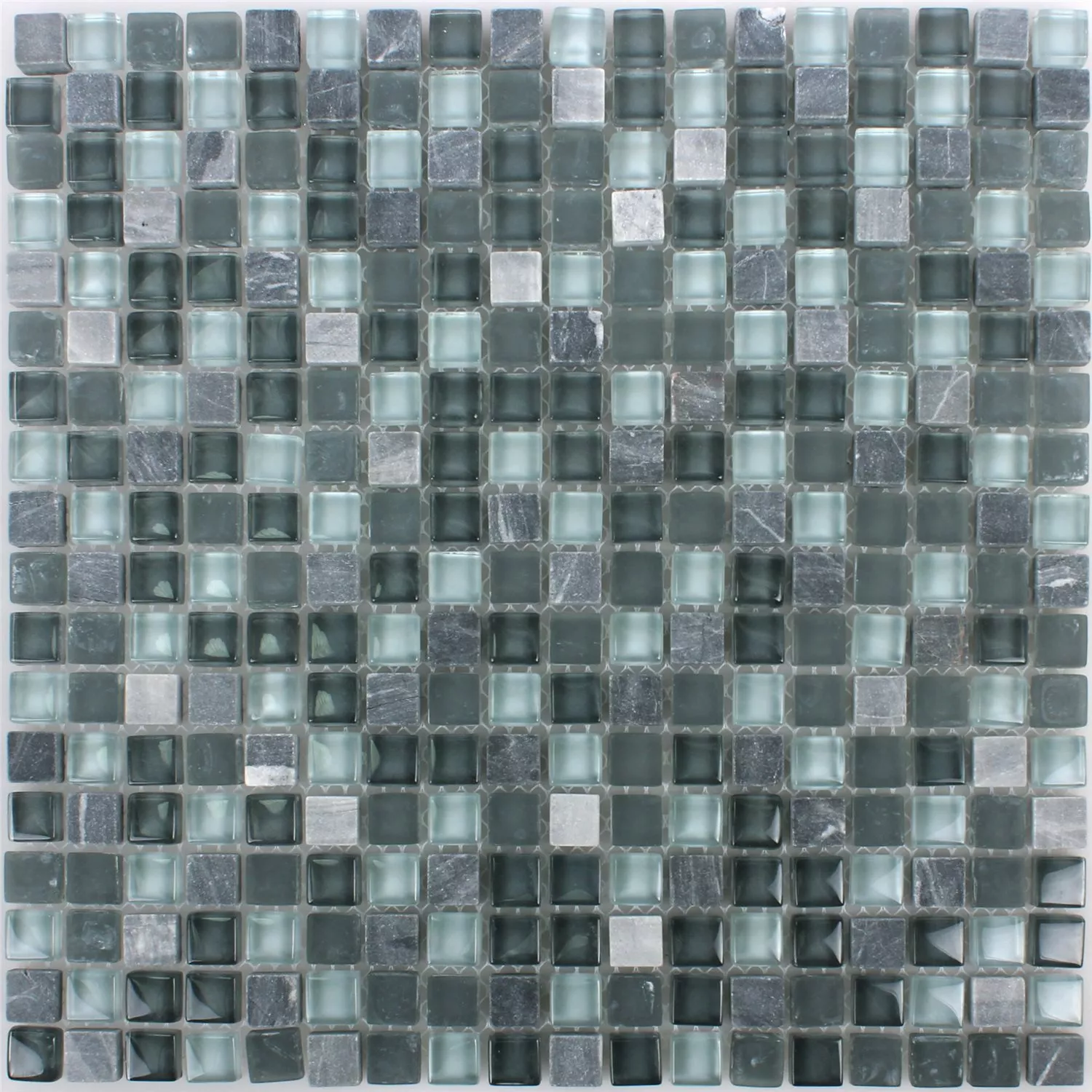 Mønster fra Mosaikkfliser Marilia Lysegrå Grå Mørk Grå