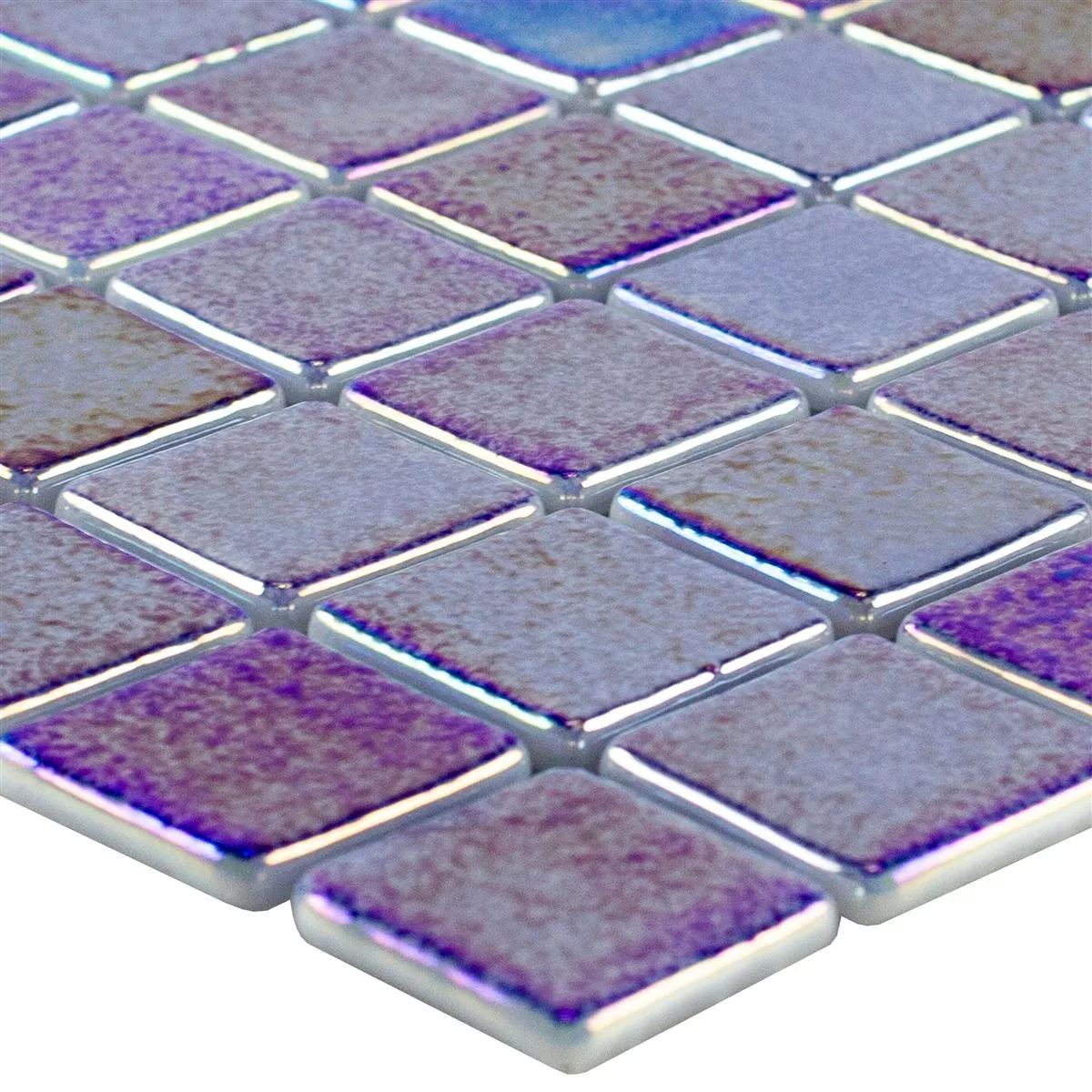 Padrão de Vidro Piscina Pool Mosaico McNeal Azul Escuro 25