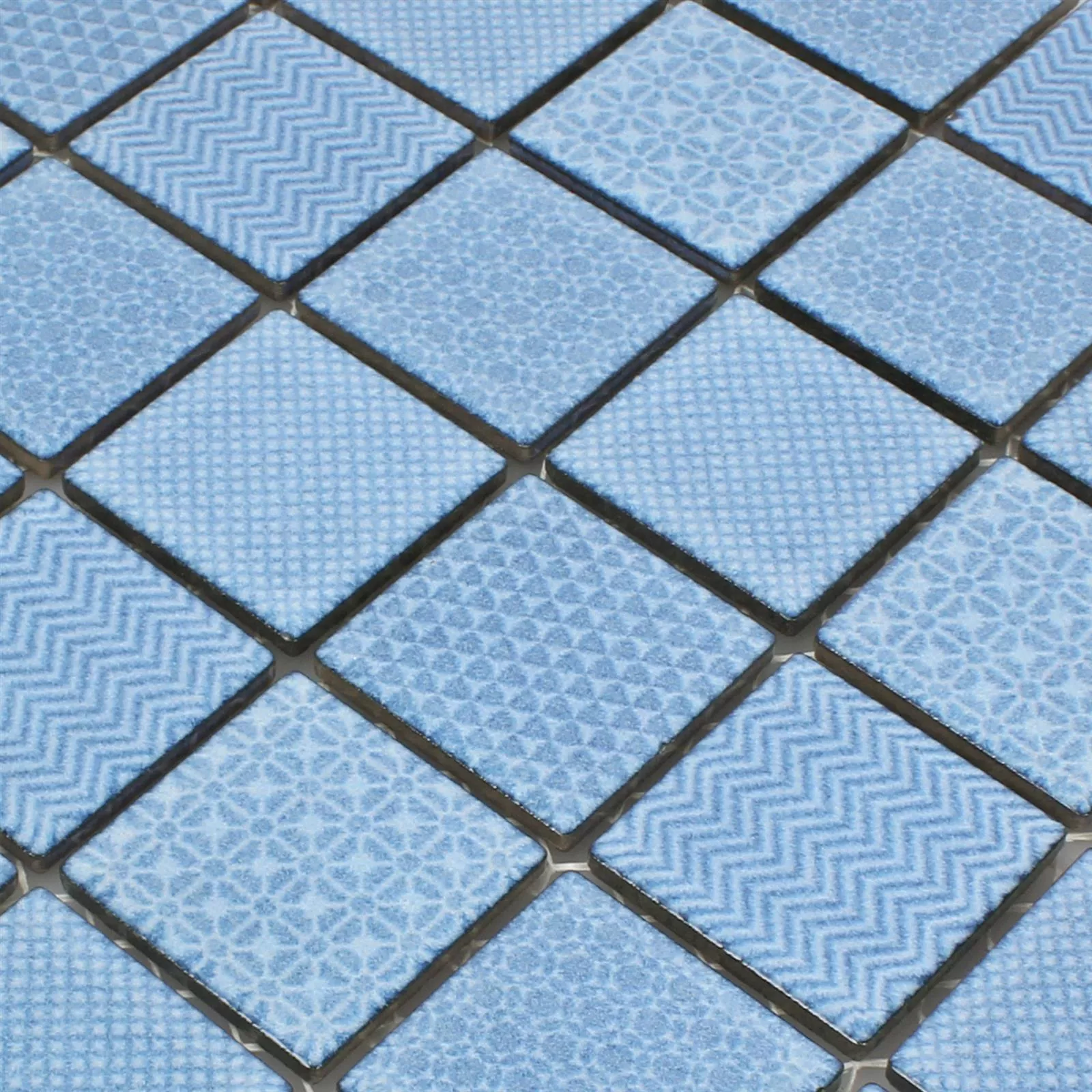 Mosaik Fliser Keramik Sapporo Blå