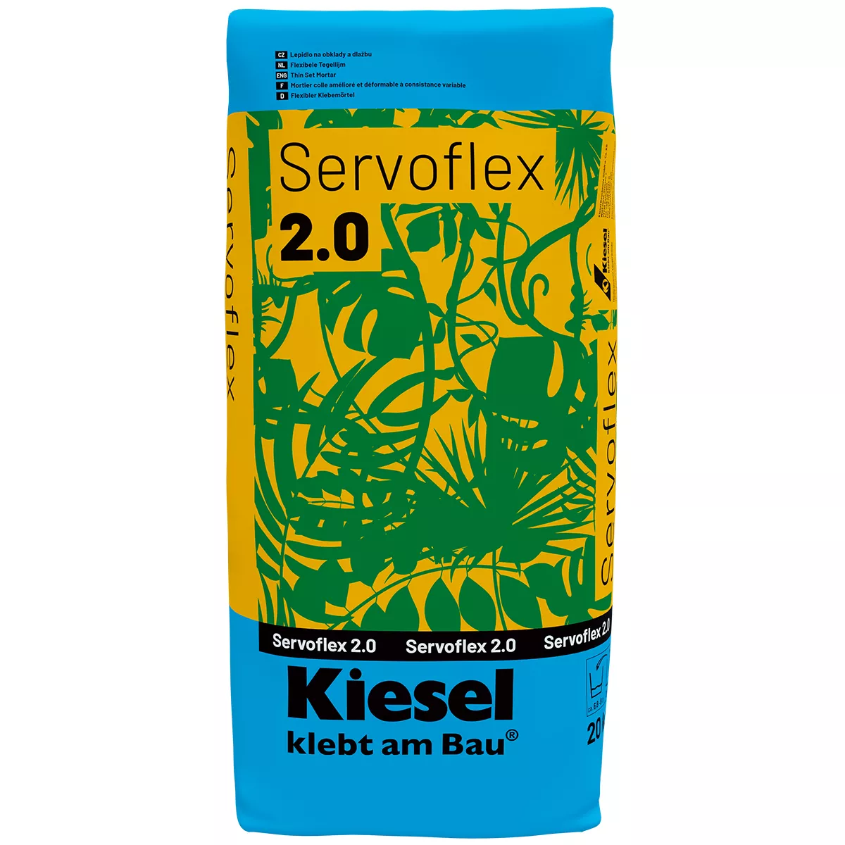 Smidigt kakellim Kiesel Servoflex 2,0 20 kg