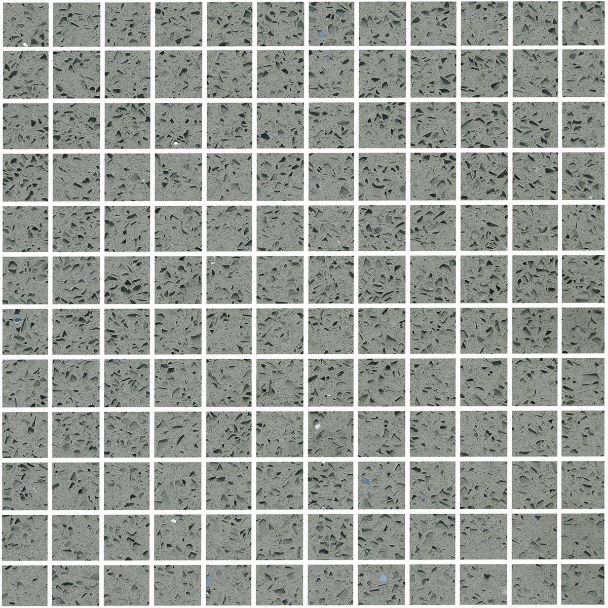 Mosaic Tiles Quartz Composite Grey 23
