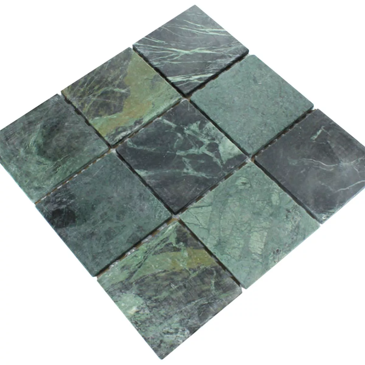 Mozaik Pločice Mramor 98x98x8mm Verde Zelena