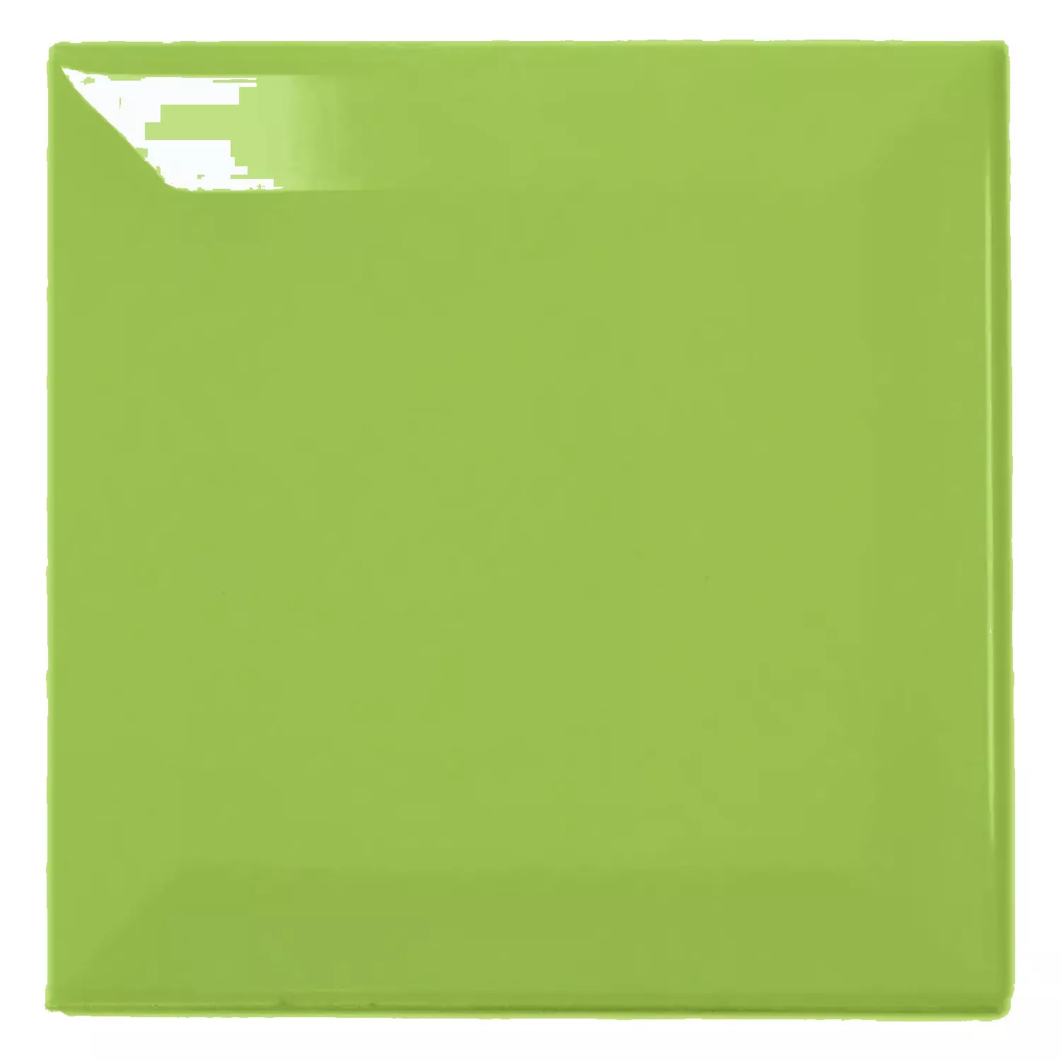Metro flise Grøn Strålende 10x10 cm Med Facet Catarina Oasis