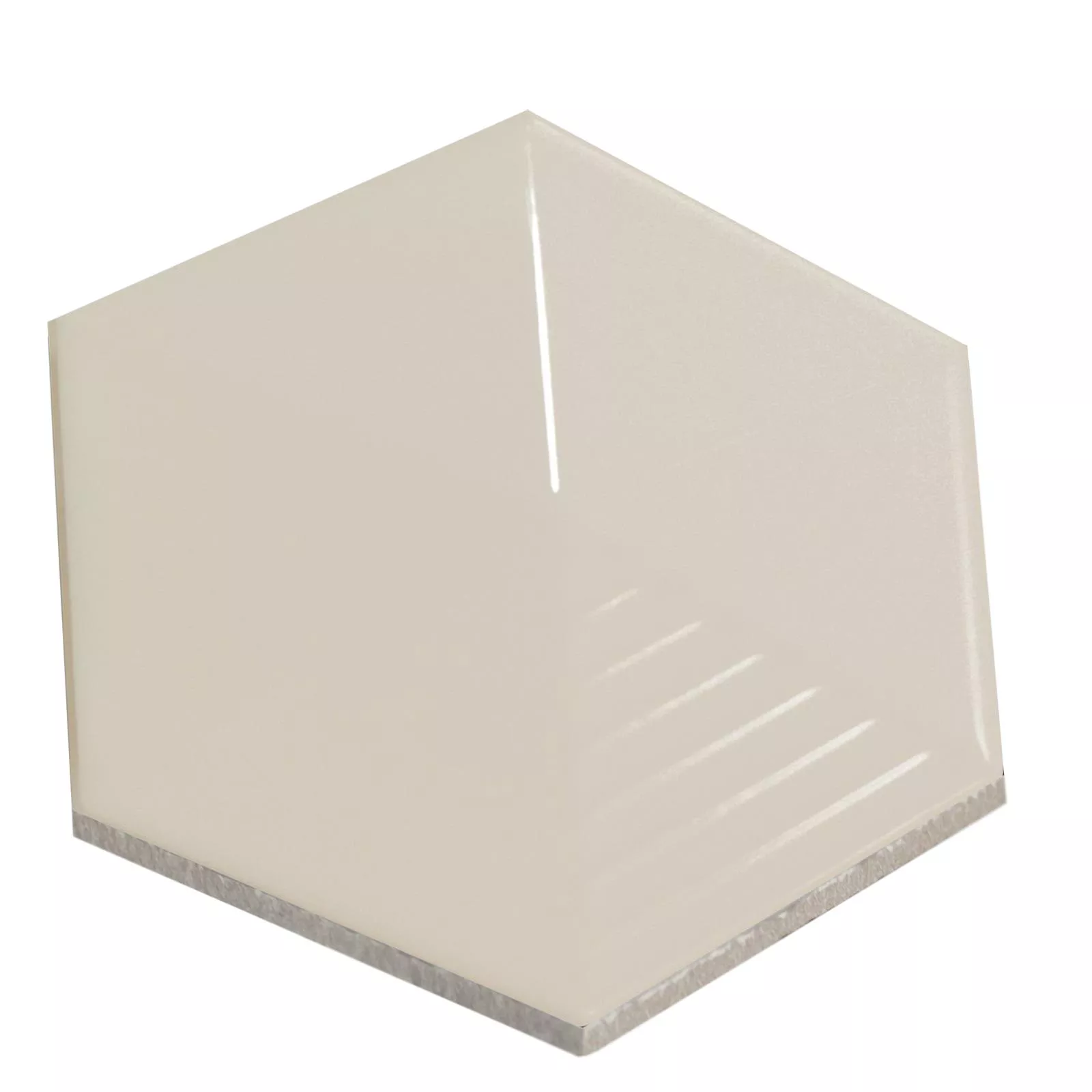 Wall Tiles Rockford 3D Hexagon 12,4x10,7cm Beige