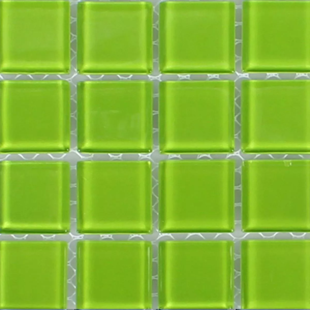 Muster von Glasmosaik Fliesen Florida Grün