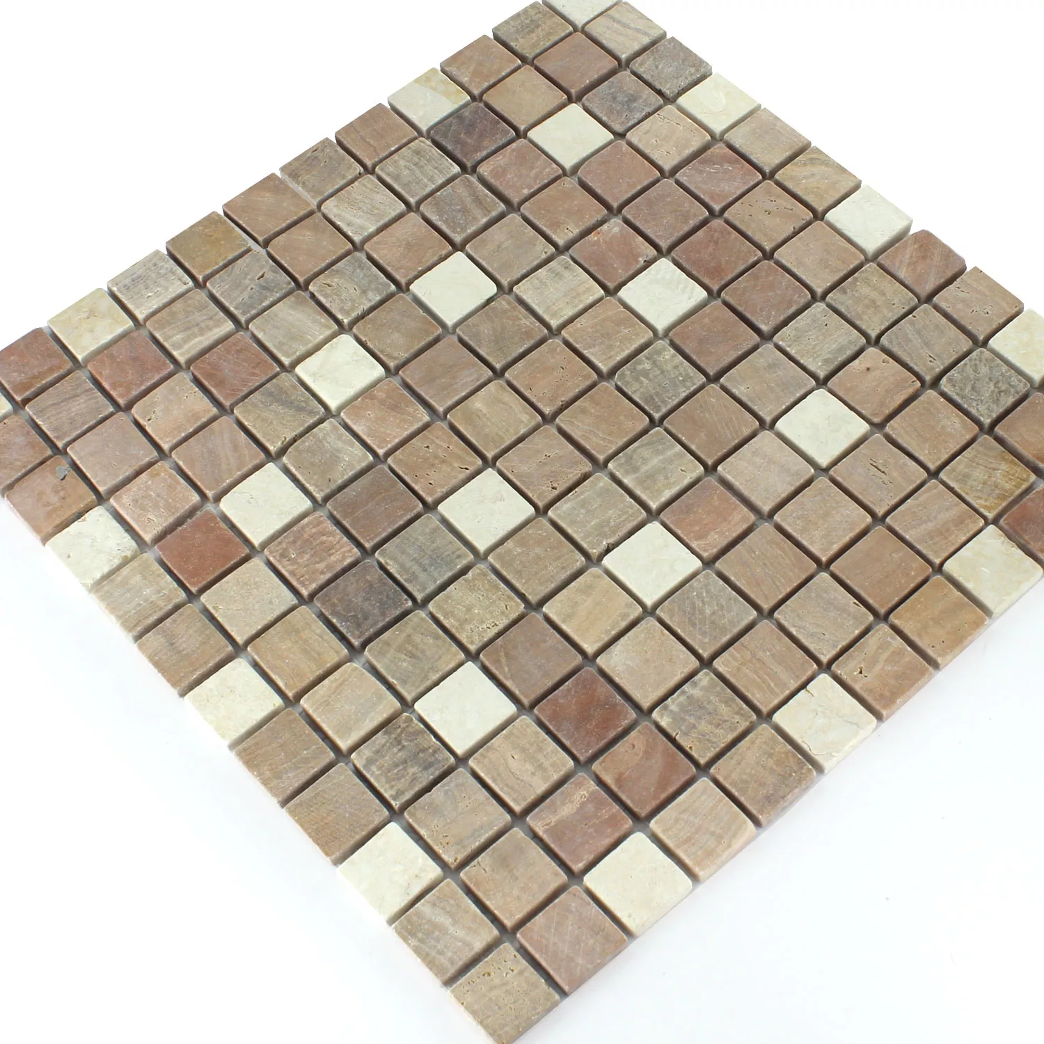 Mosaic Tiles Marble Cotto Mix 23x23x7mm