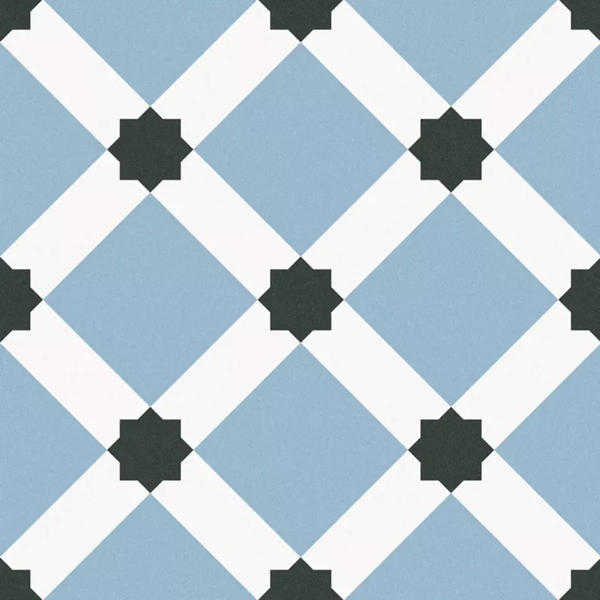 Плочки За Под Циментов Bид Atlantica Colmar Син Бяло