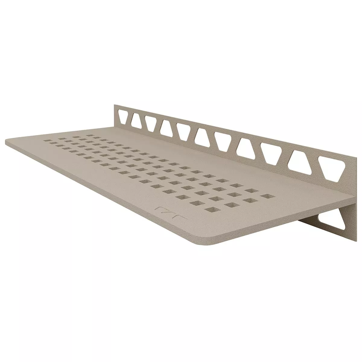 Shower shelf wall shelf Schlüter Rectangle 30x11.5cm Square Cream Shower shelf wall shelf Schlüter Rectangle 30x11.5cm Square Cream