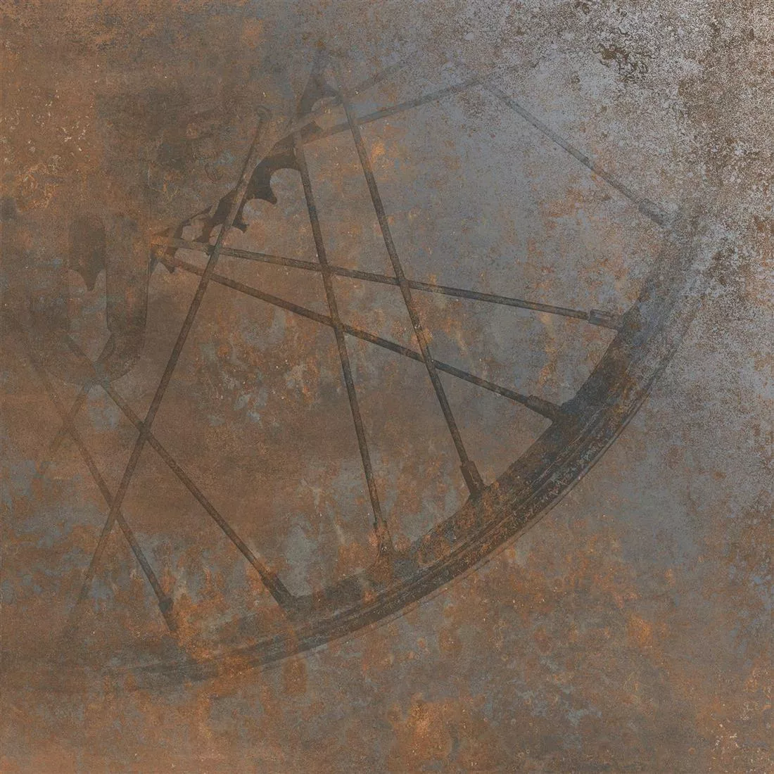 Floor Tiles Sierra Metal Optic Rust R10/B Decor Rim Floor Tiles Sierra Metal Optic Rust R10/B Decor Rim