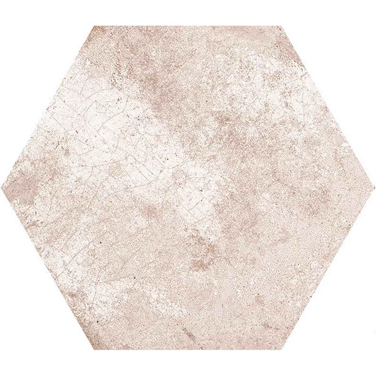 Porcelain Stoneware Tiles Honiara Hexagon Basic Tile Taupe 22,5x25,9cm