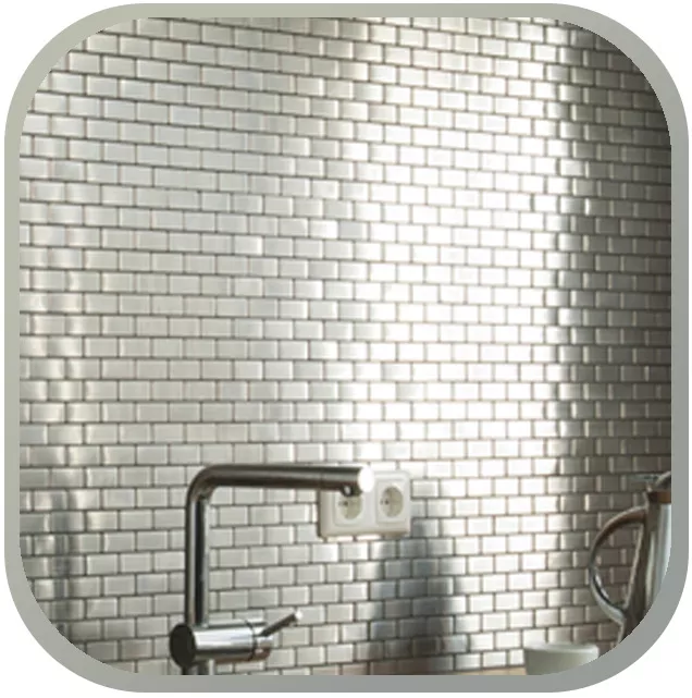 Metallmosaik en känsla av lyx Metallmosaik en känsla av lyx