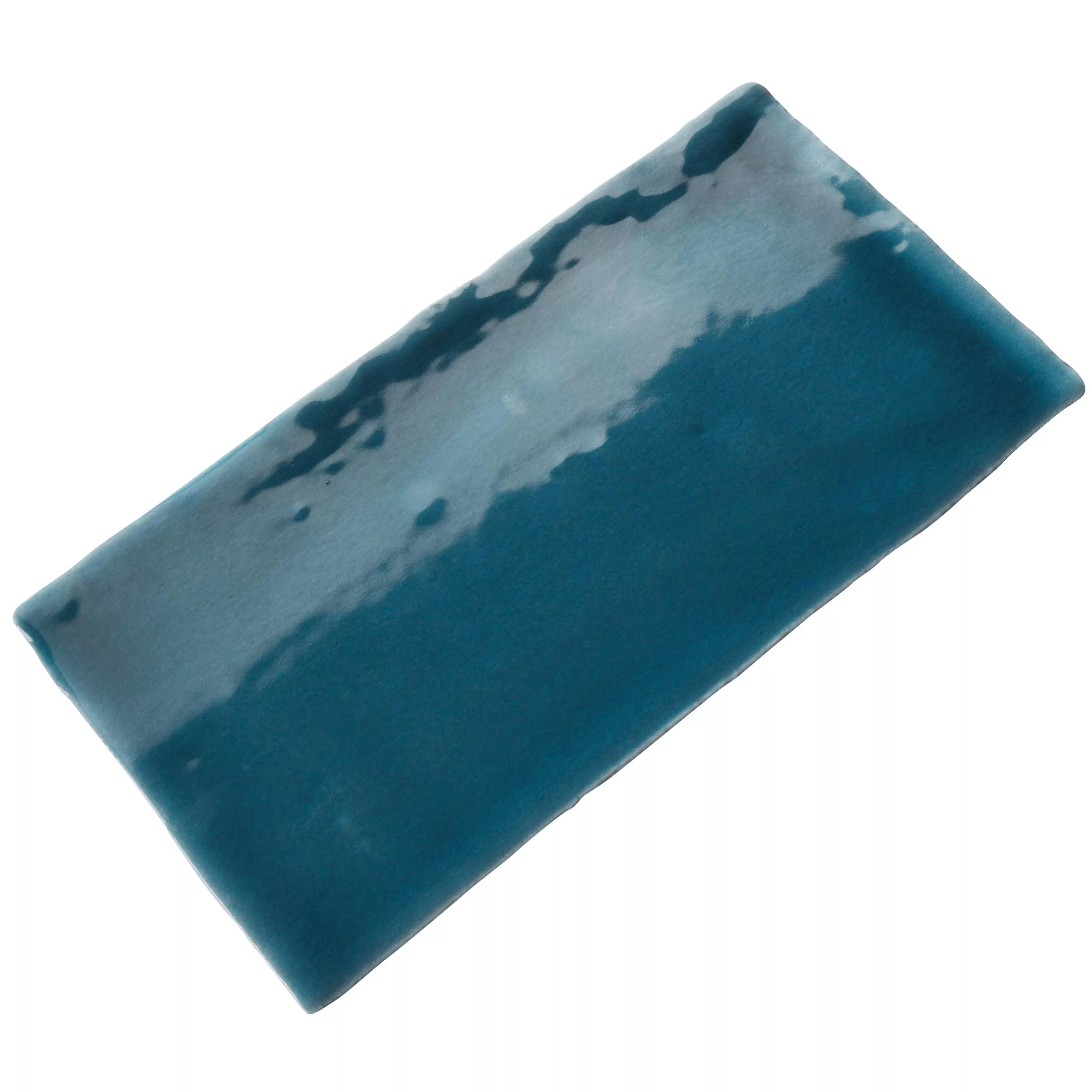 Πρότυπο Πλακάκι Tοίχου Algier Xειροποίητο 7,5x15cm Σκούρο Μπλε