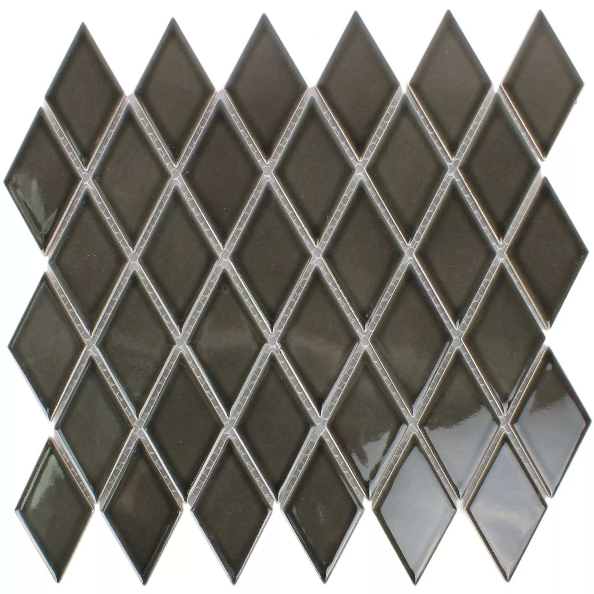 Πρότυπο από Kεραμικά Ψηφιδωτά Πλακάκια Muscovy Tετράγωνο Μαύρος