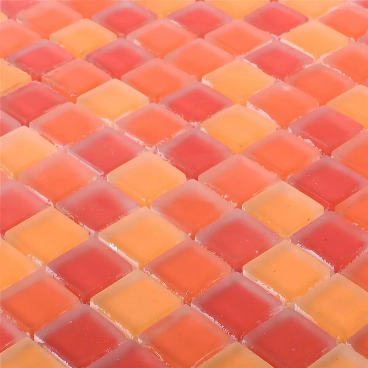 Üvegmozaik Csempék Blossom Piros Narancs Mix Deres