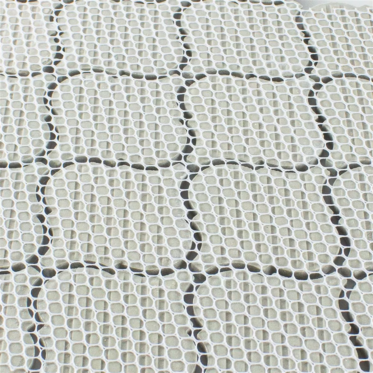 Muster von Keramik Mosaikfliesen Virginia Steinoptik Calacatta