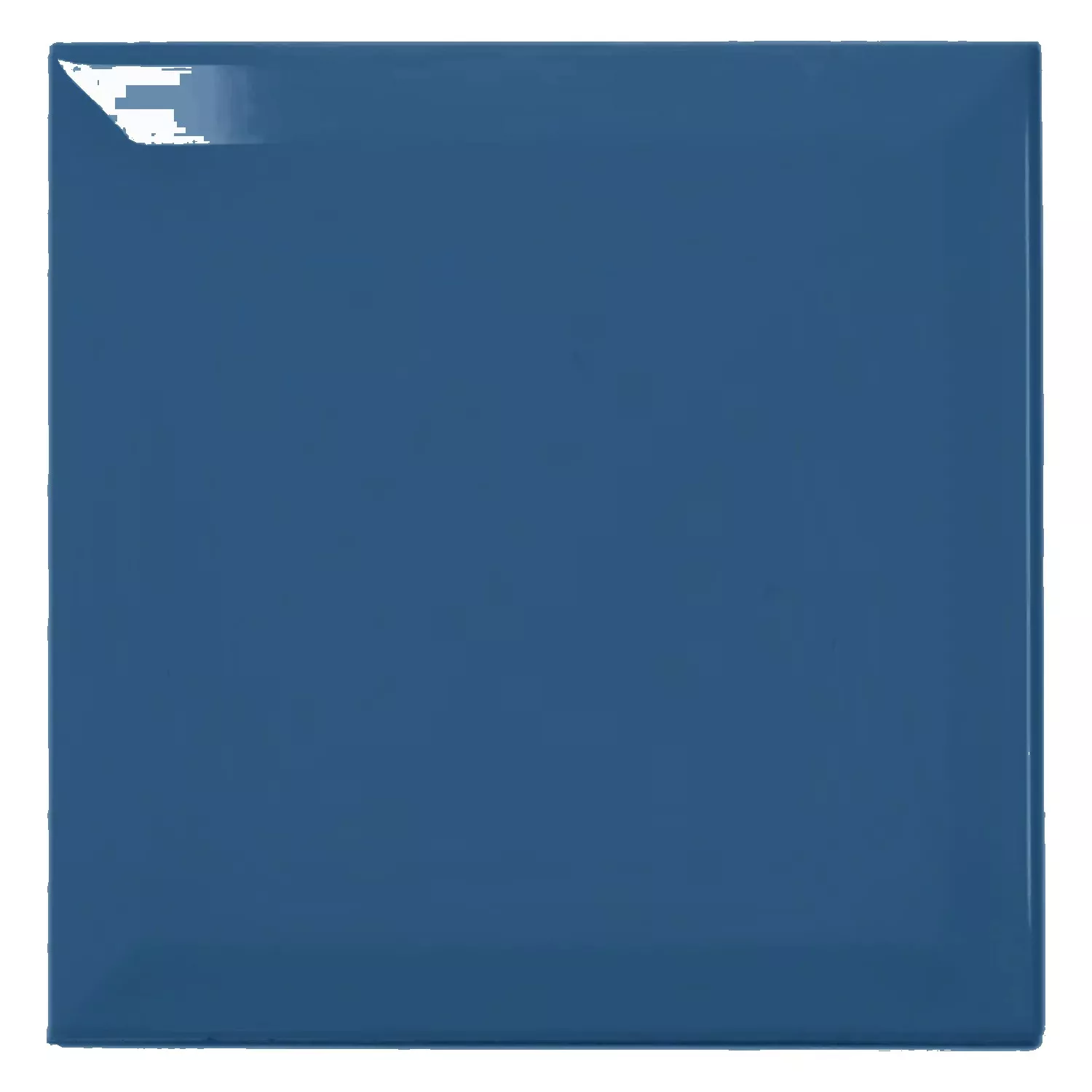Metro tile Blue Glossy 15x15 cm Facet Eris Zafiro