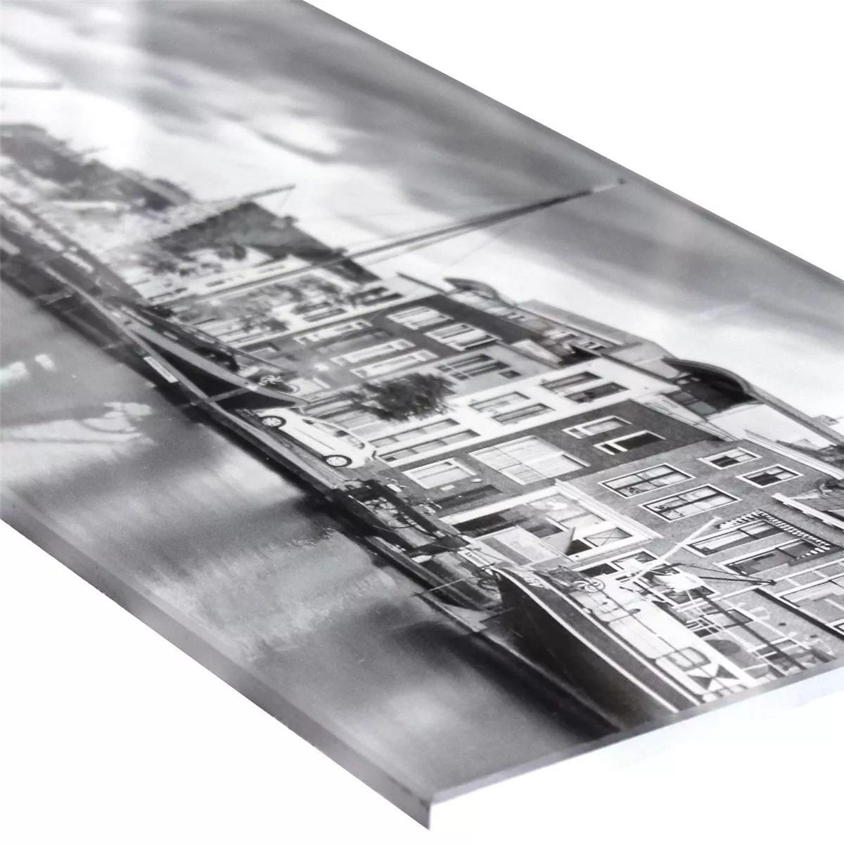 Zaandam Ντεκόρ Πλακάκι Με Εφέ Γυαλιού 20x50cm