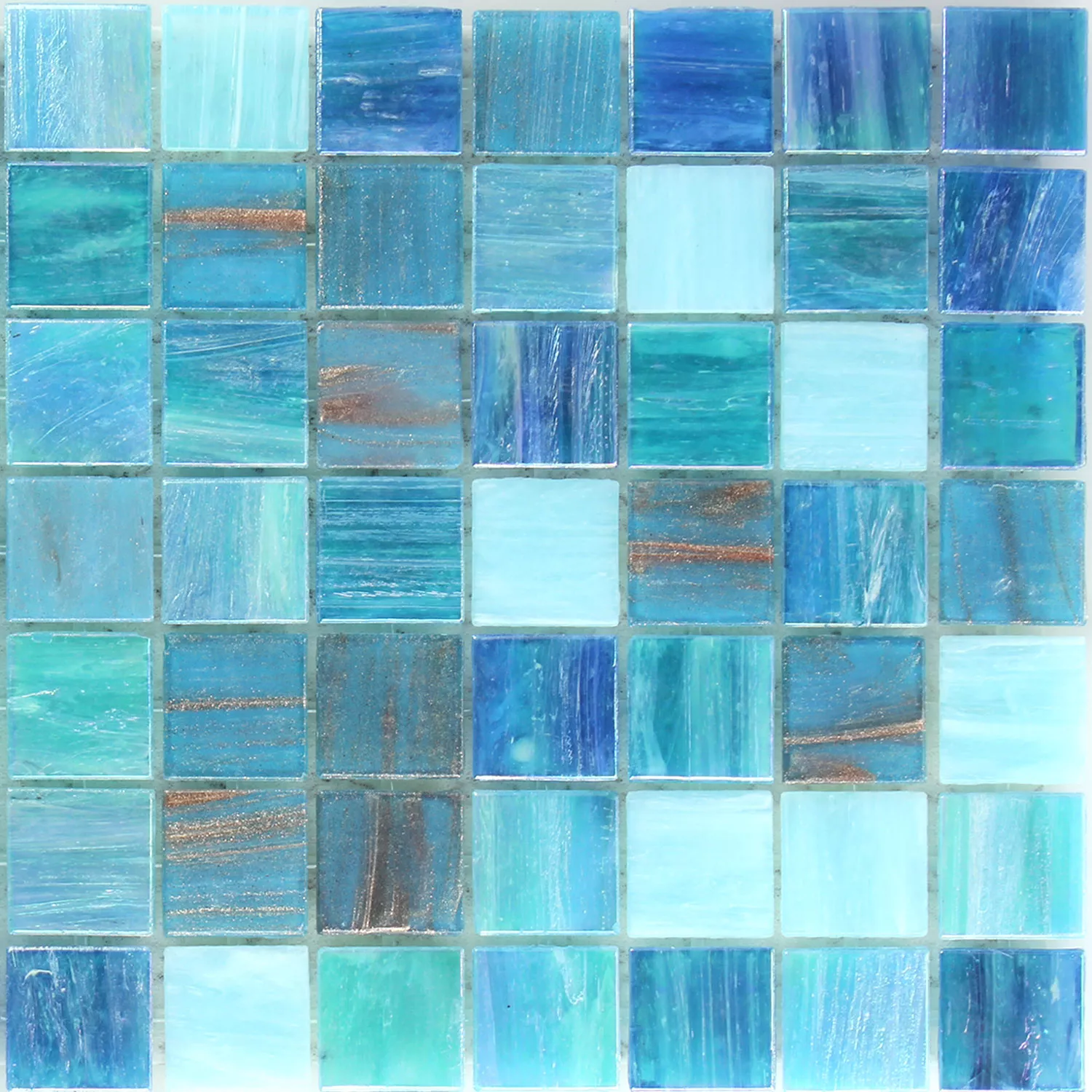 Azulejo Mosaico Trend-Vi Reciclando Vidro Wavy