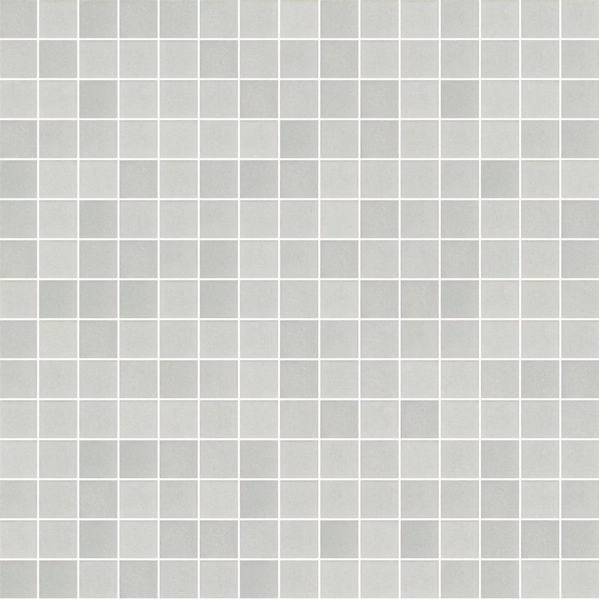 Glass Mosaic Tile Trend-Vi Vitreo 150 Light Grey 20x20mm