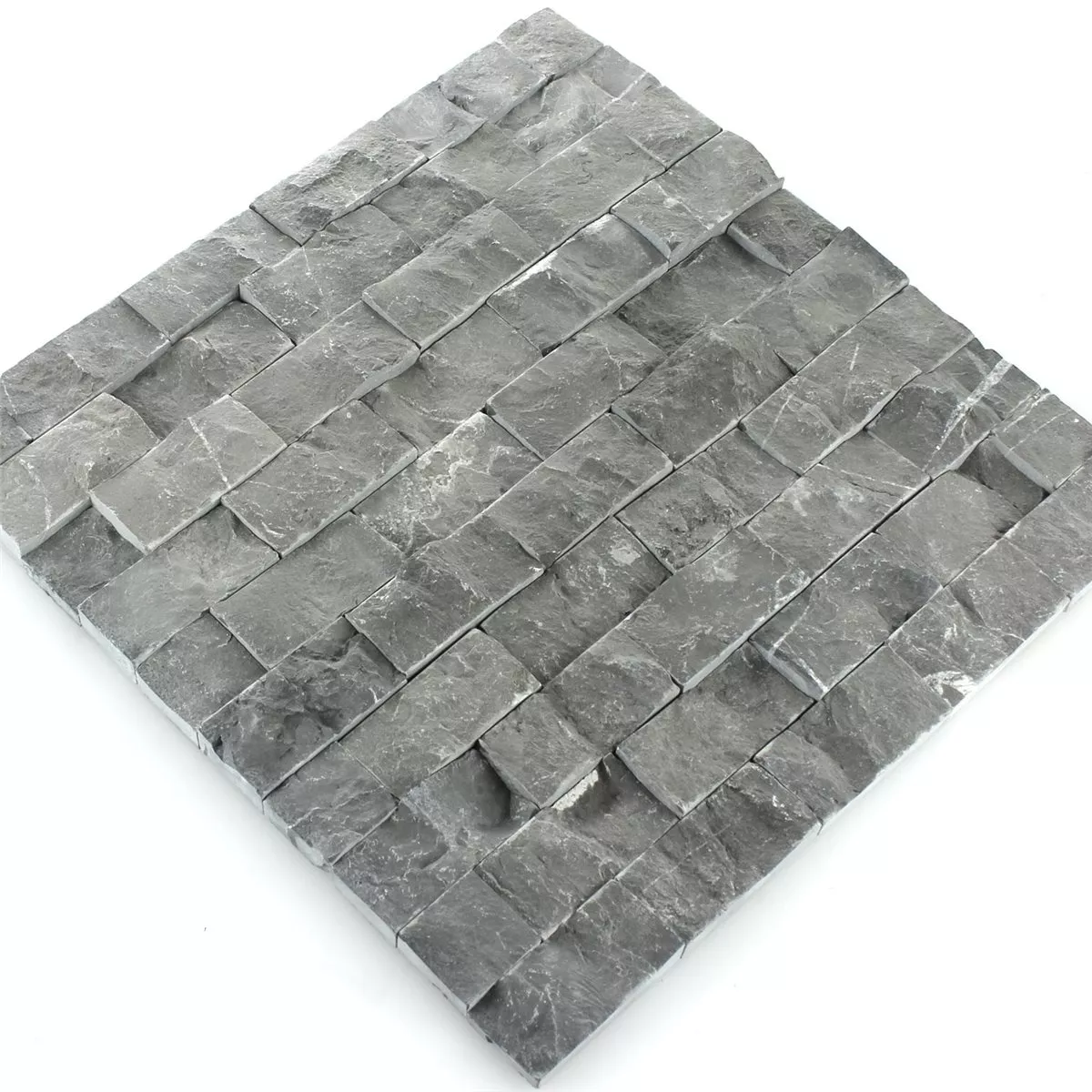 Sample Mozaïektegel Leisteen Bricks Antraciet
