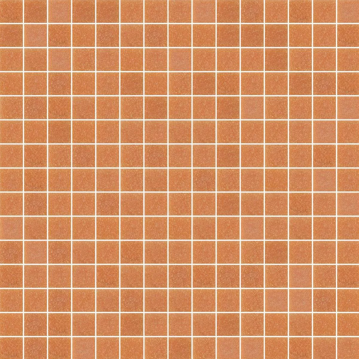 Mosaico Di Vetro Tegola Trend-Vi Vitreo 163 Arancione 20x20mm