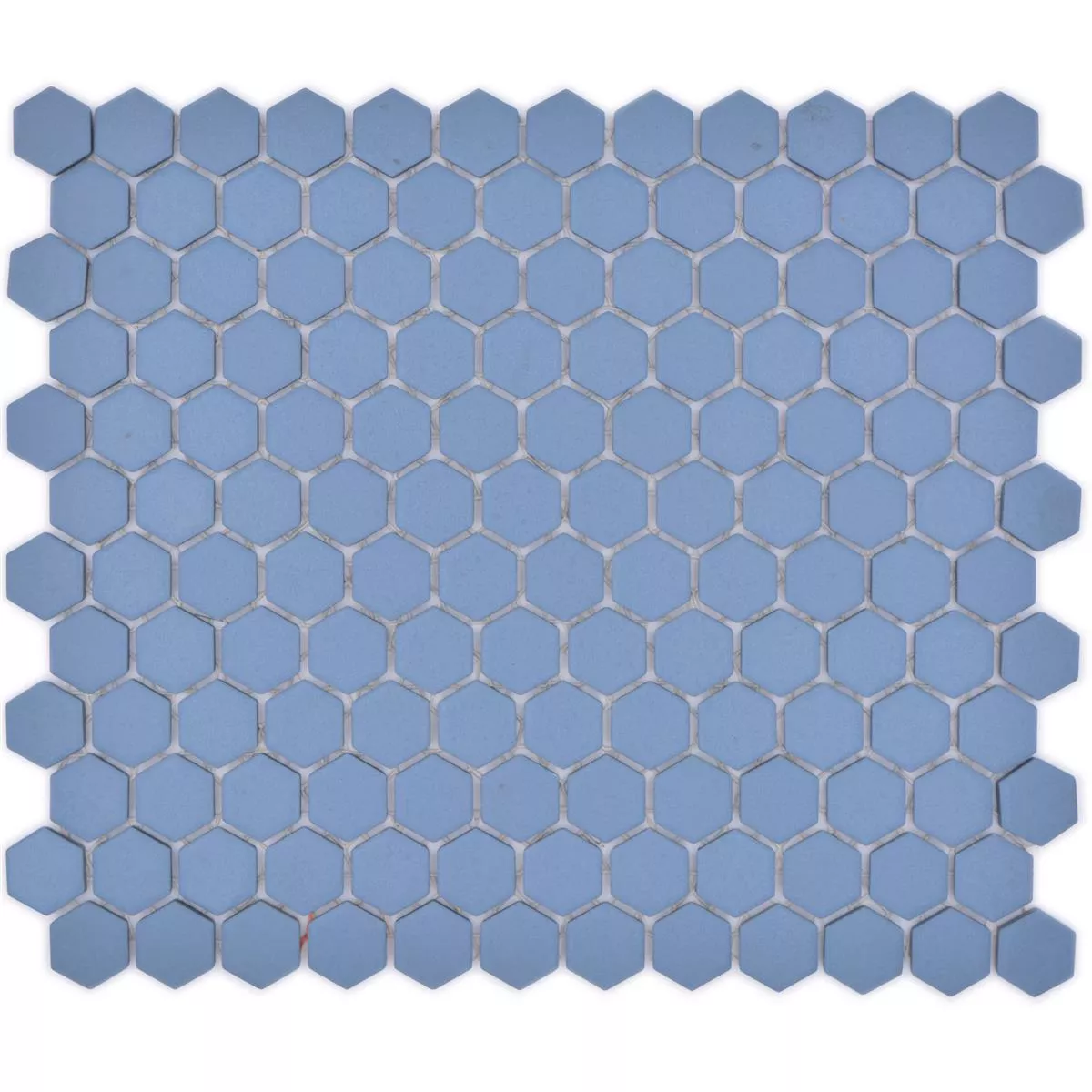 Mosaico Cerâmico Bismarck R10B Hexágono Azul H23