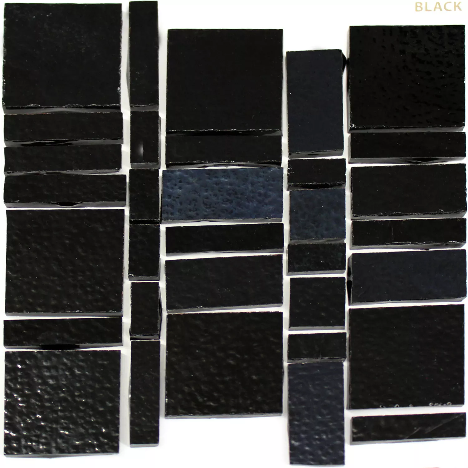 Glass Tiles Trend-Vi Mosaic Liberty Black