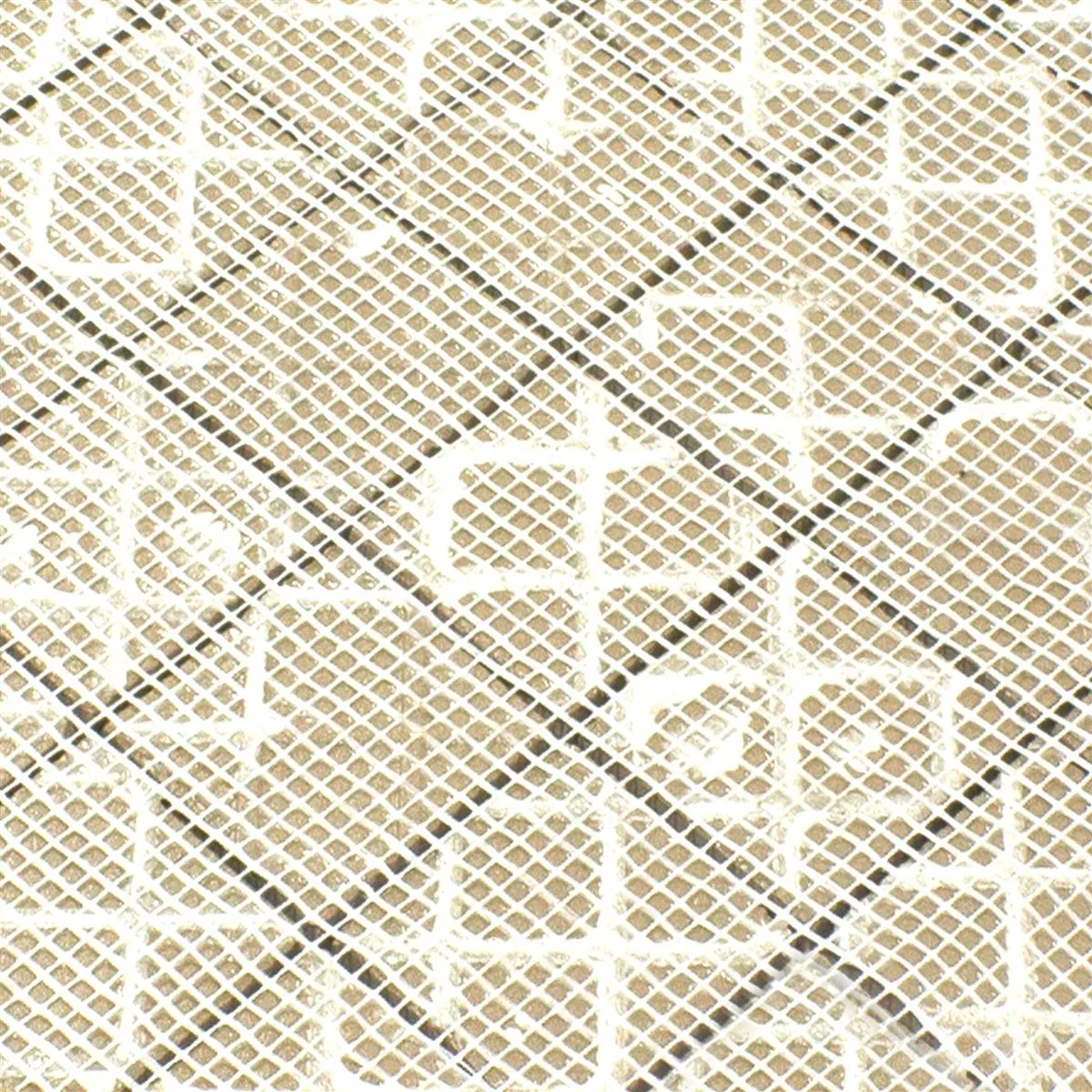Mønster fra Keramikk Mosaikkfliser Padua Stein Utseende Grå