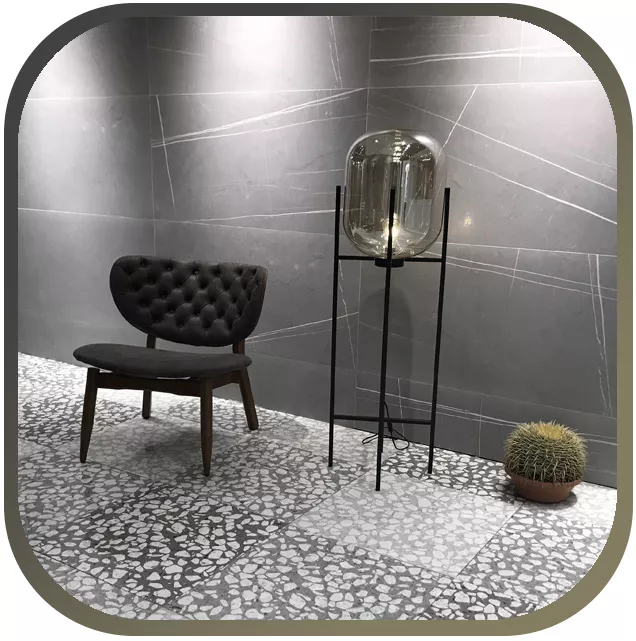 Floor tiles in living spaces Floor tiles in living spaces