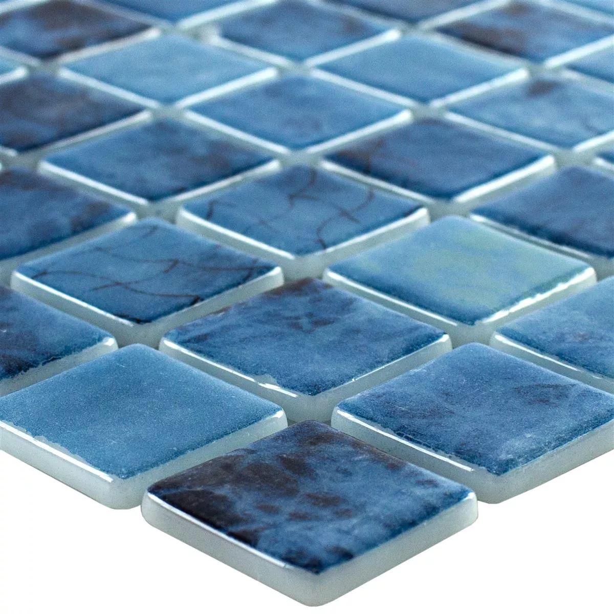 Swimmingpool Mosaik Baltic Blå 25x25mm Swimmingpool Mosaik Baltic Blå 25x25mm