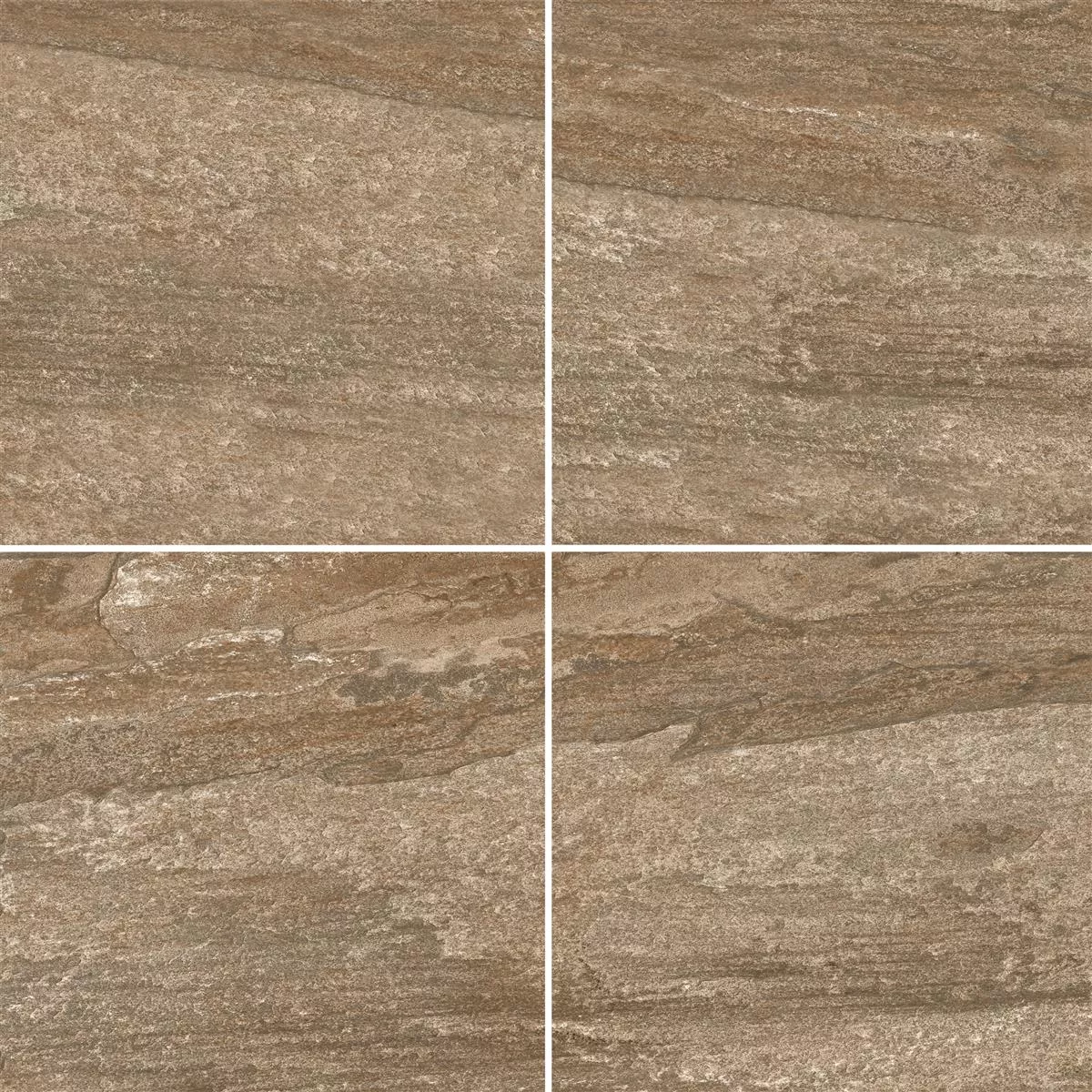 Terrastegels Porselein steengoed Rustburg Koperen 60x60x2 cm