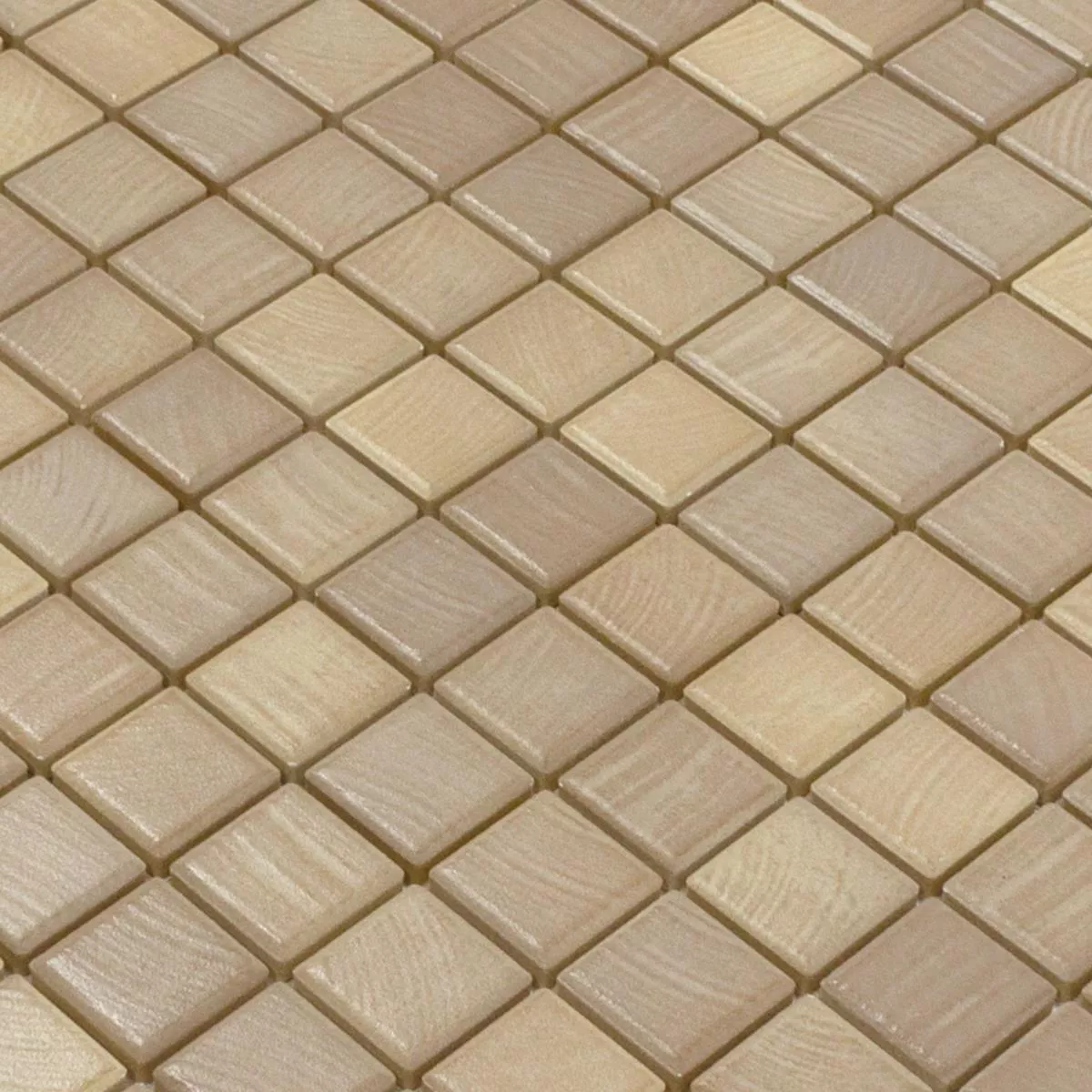 Céramique Mosaïque Carrelage Luminara Imitation Bois Brun Clair