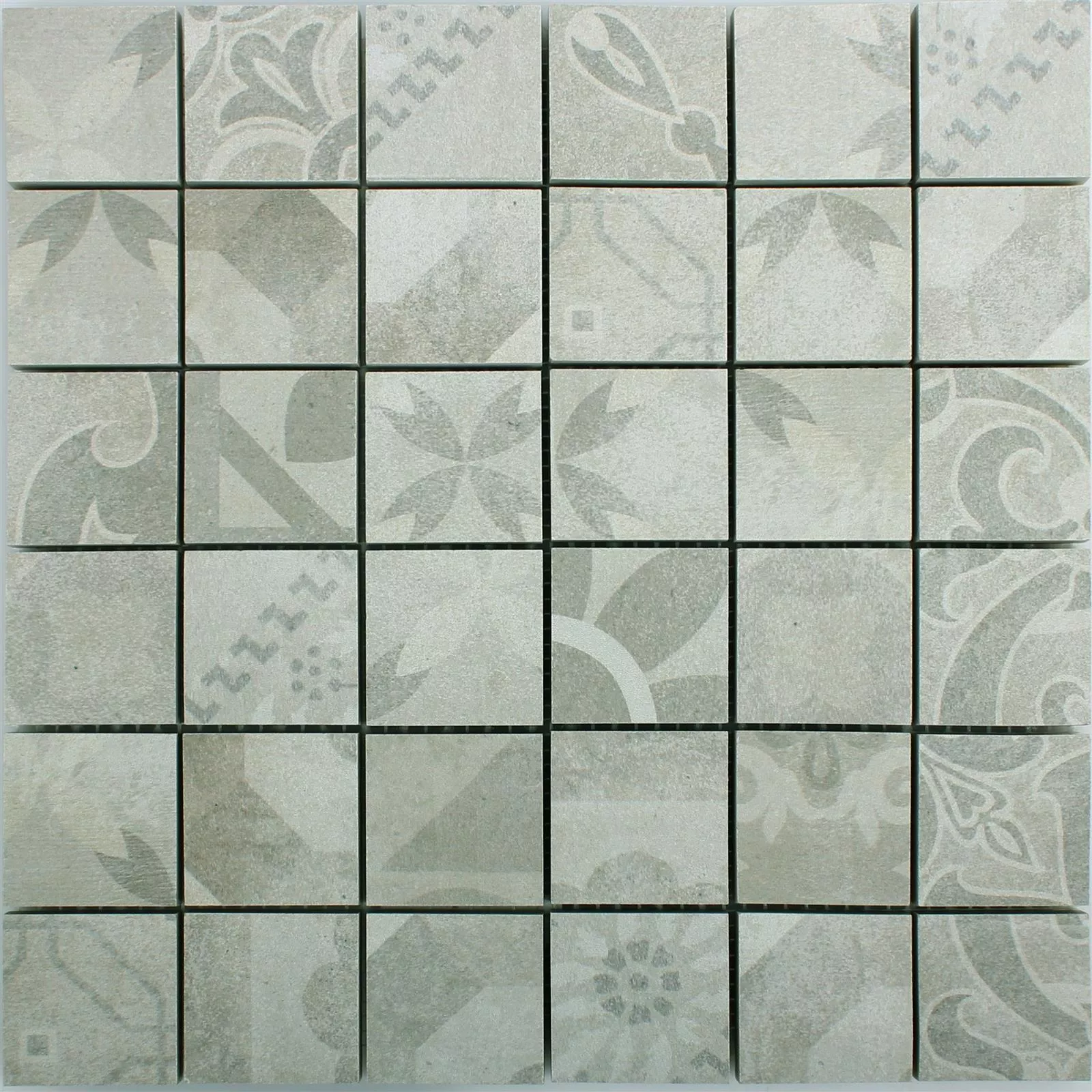 Mønster fra Keramisk Mosaikk Vintage Fliser Coupe Beige R10/B