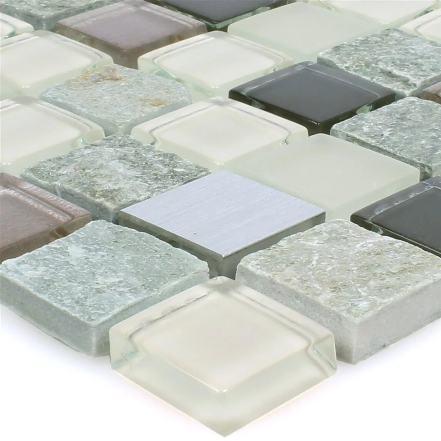 Mosaik Fliser Natursten Glas Metal Mix Altona Mosaik Fliser Natursten Glas Metal Mix Altona