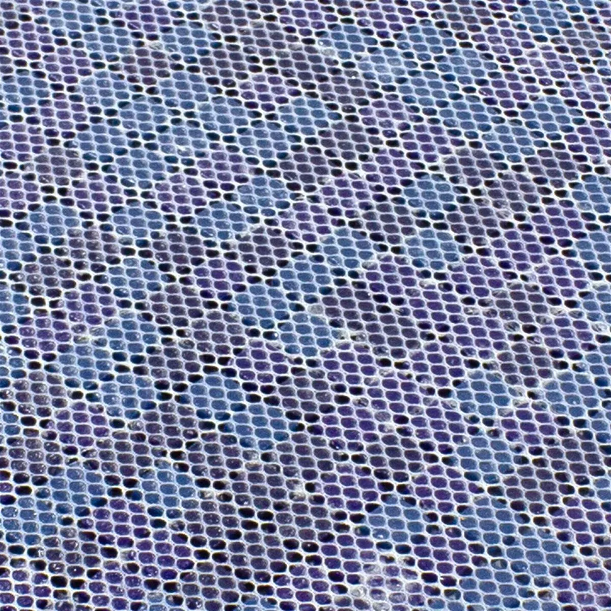 Mosaico De Vidro Azulejos Delight Azul Mix