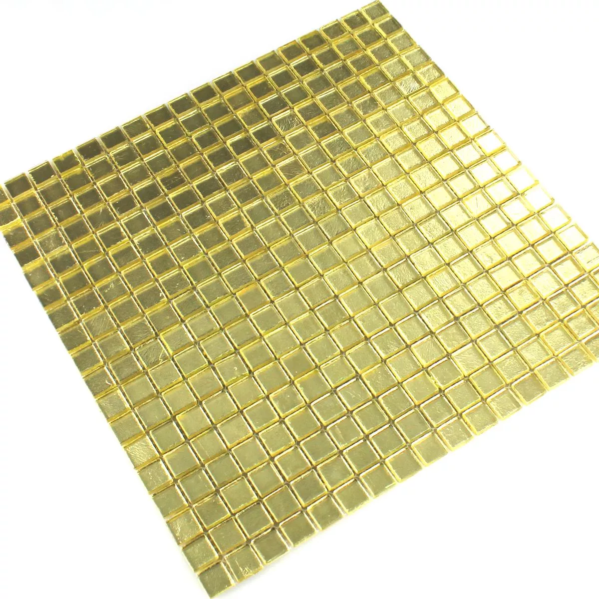 Sample Mosaic Tiles Glass Capone Gold