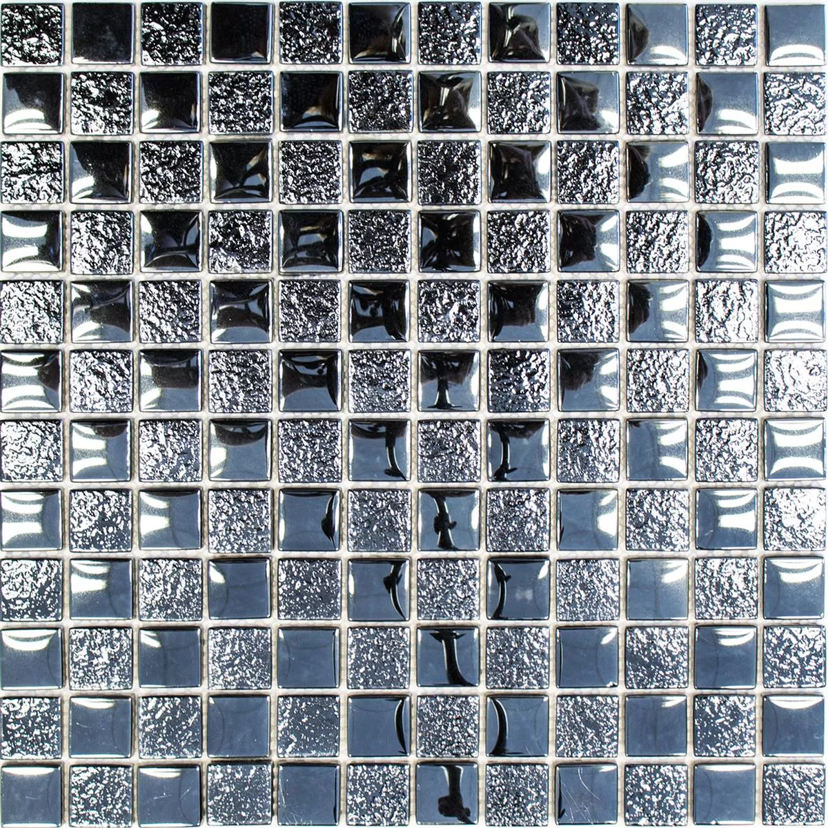 Mønster fra Glass Mosaikk Fliser Nikolski Lysekrone Svart