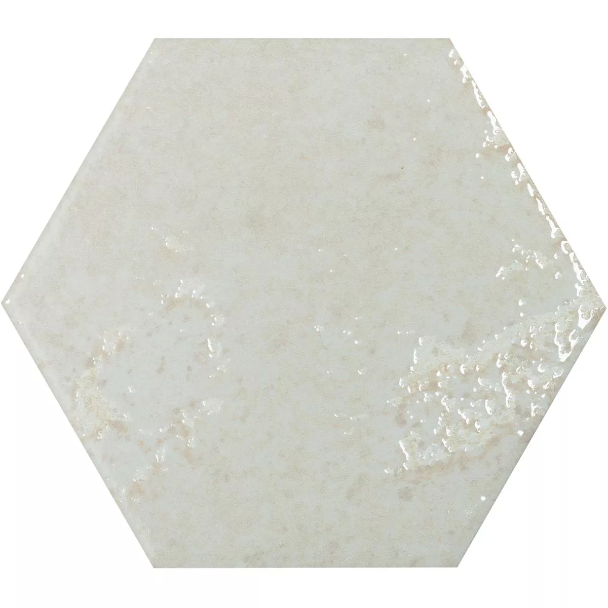 Seinä Tiilet Lara Kimaltelevaa Aaltoileva 13x15cm Kuusikulmio Valkoinen Seinä Tiilet Lara Kimaltelevaa Aaltoileva 13x15cm Kuusikulmio Valkoinen