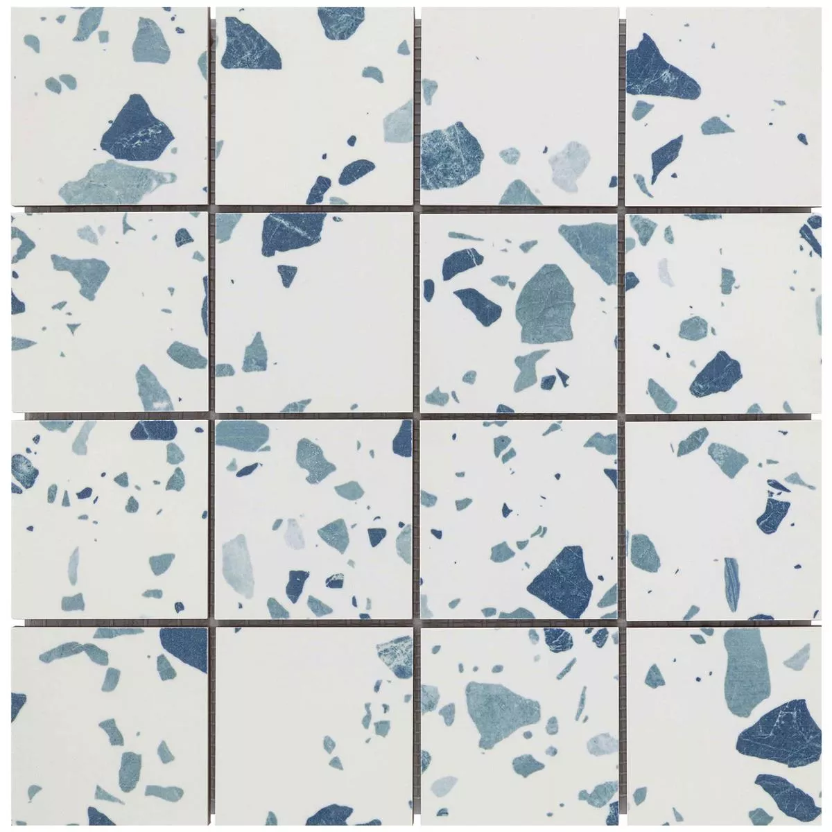 Ceramic Mosaic Tiles Liberty Blue 73x73mm