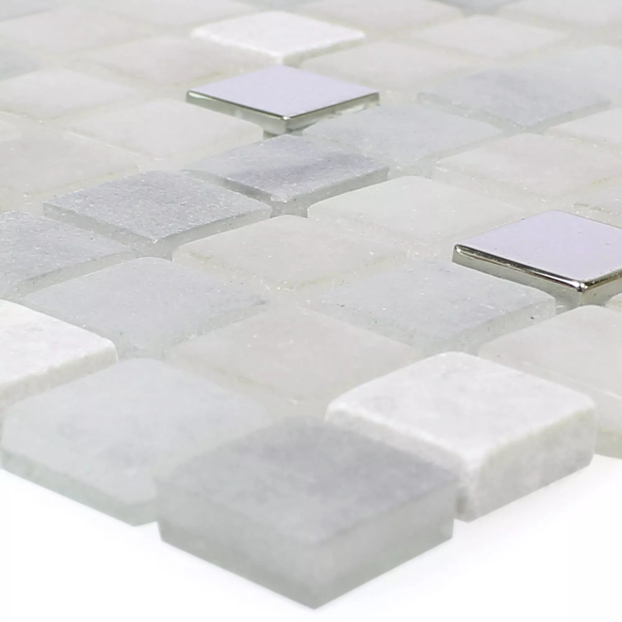 Mosaico Vetro Pietra Naturale Mix Freyland Grigio Mosaico Vetro Pietra Naturale Mix Freyland Grigio