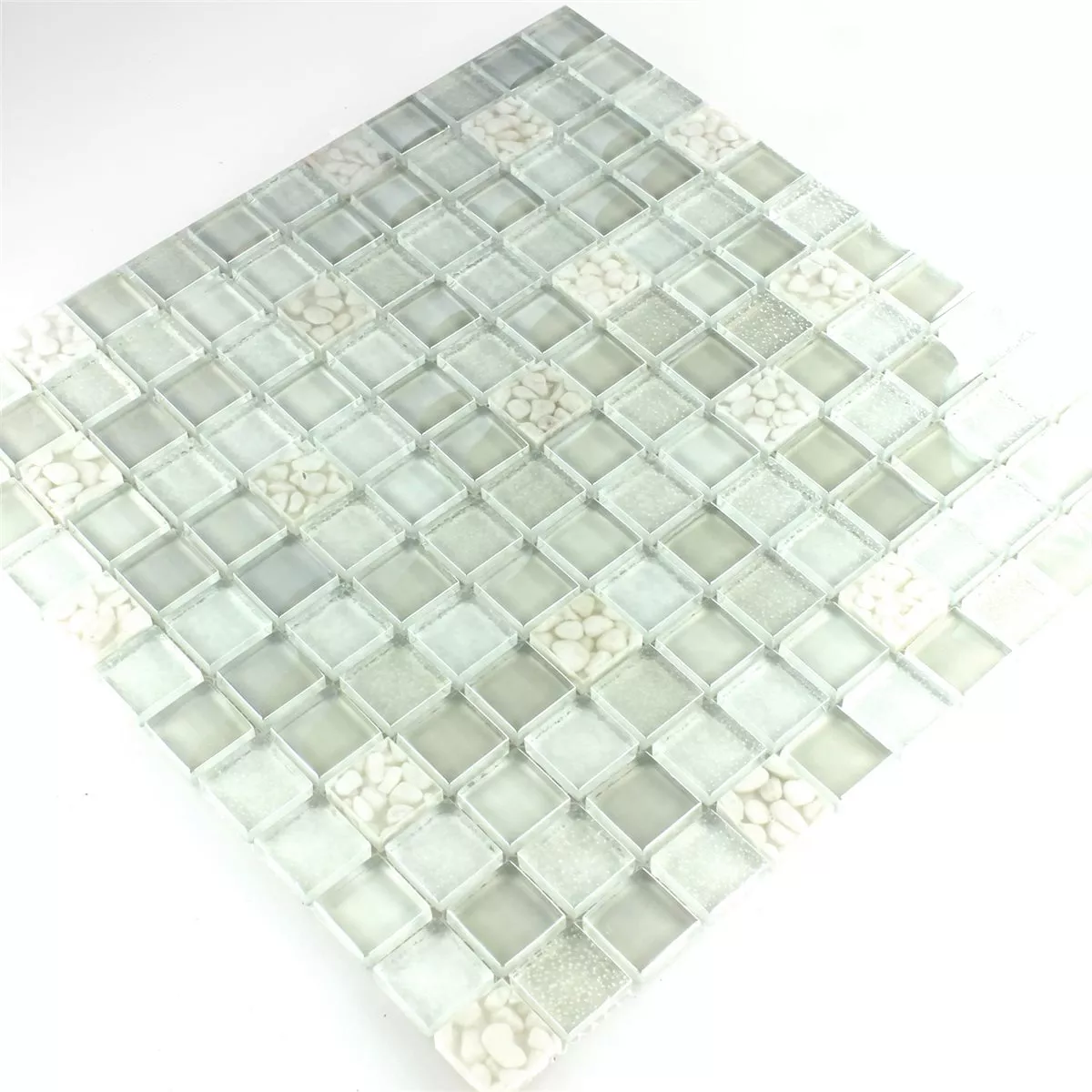 Mosaik Glas Buteljgrön