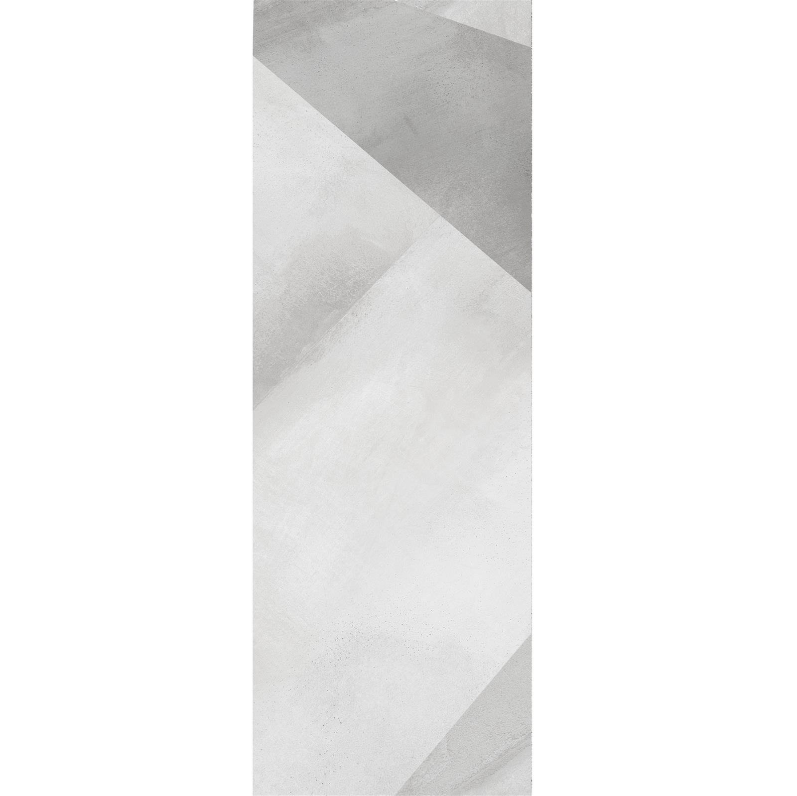 Wall Tiles Queens Rectified White Decor 1 30x90cm