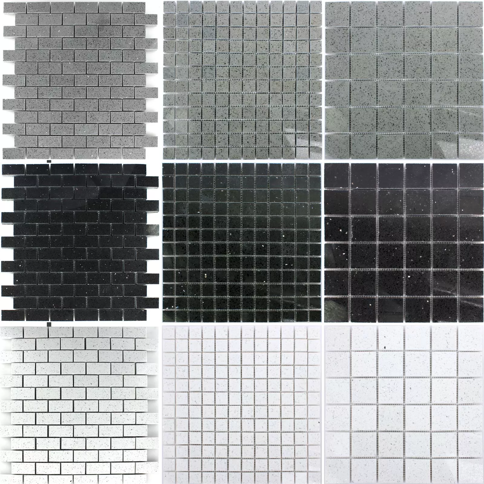 Sample Mosaic Tiles Resin Latina Polished