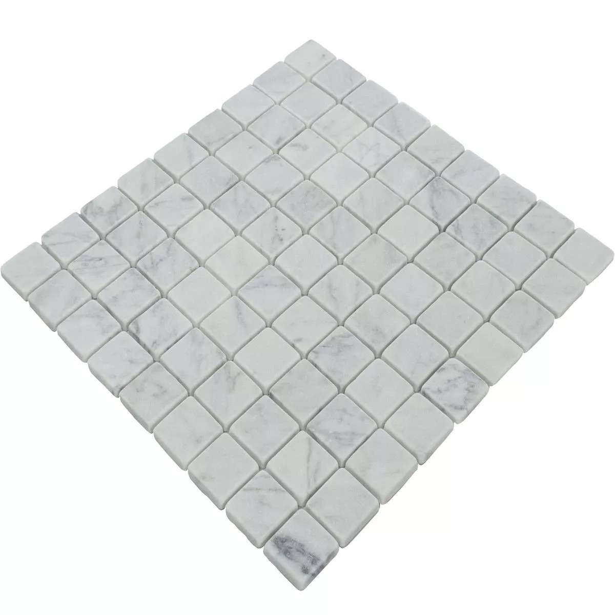 Marble Natural Stone Mosaic Tiles Venantius Blanc