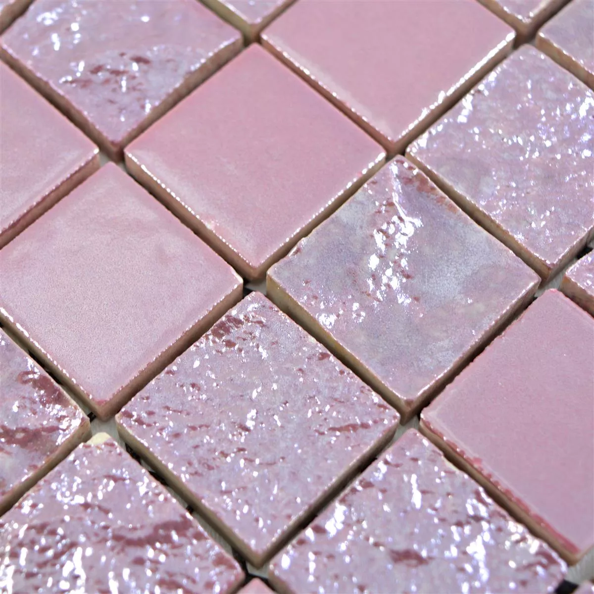 Mosaico Cerámico Azulejos Shogun 3D Pink