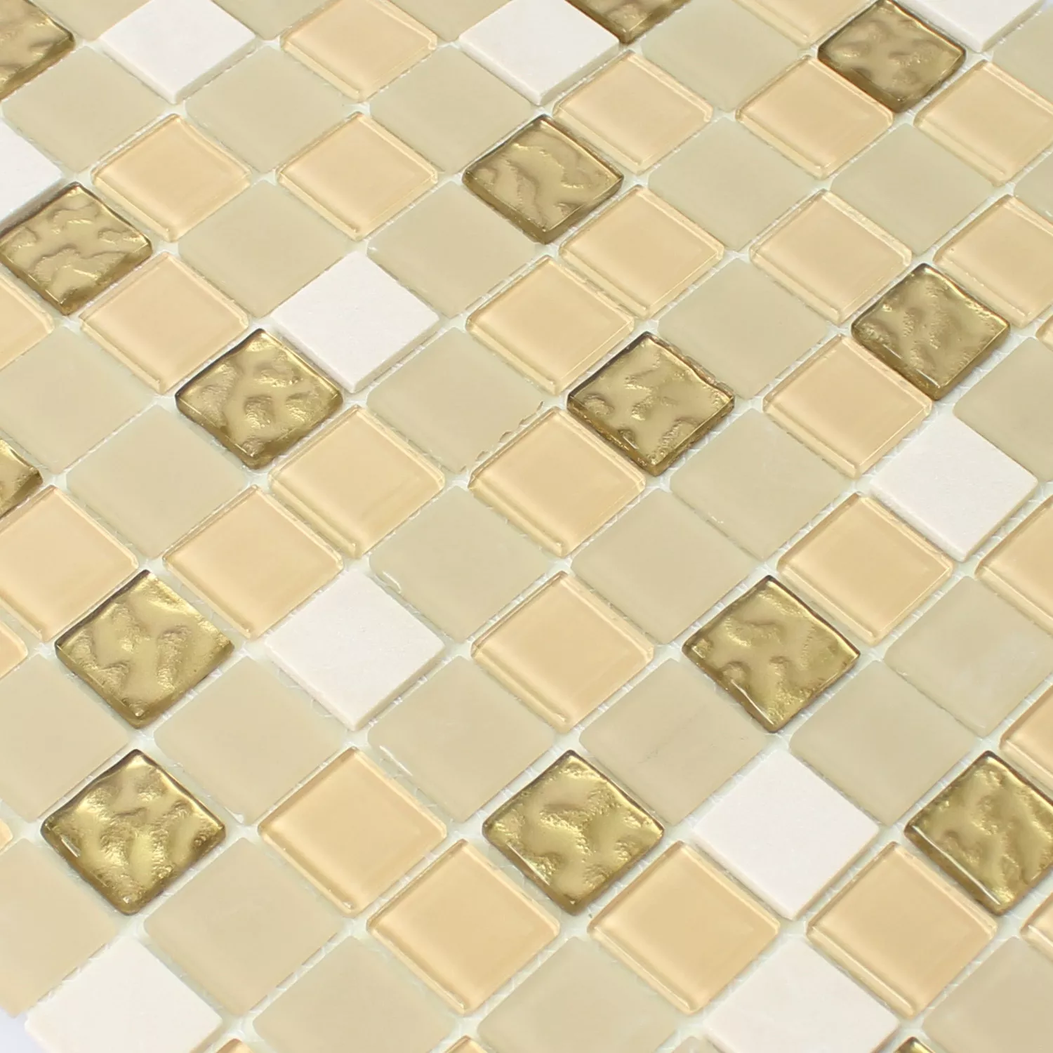 Mosaic Tiles Natural Stone Glass Self Adhesive Gold