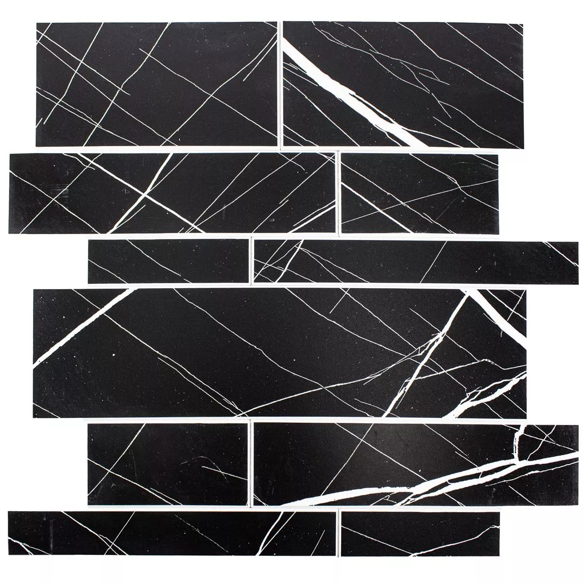 Mosaic Tiles Altus Self Adhesive Stone Optic Black