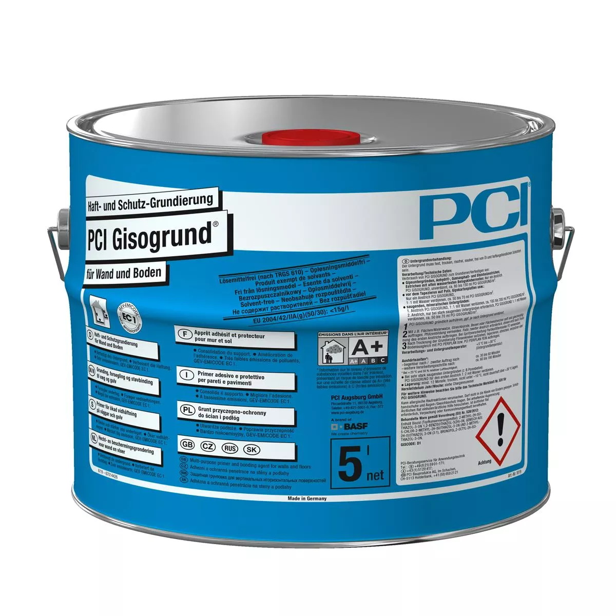 PCI Gisogrund adhesive and protective primer blue 5L