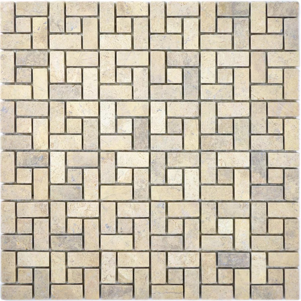 Mønster fra Naturstein Marmor Mosaikkfliser Robin Brun